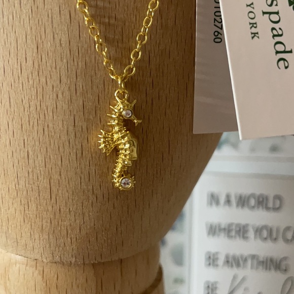 Kate Spade New York Seahorse Charm Gold 